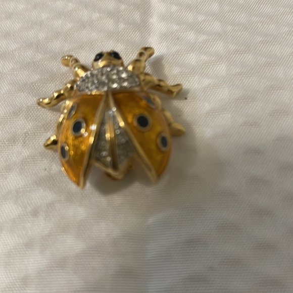 Vintage Carlisle Lady Bug Brooch - Picture 3 of 6